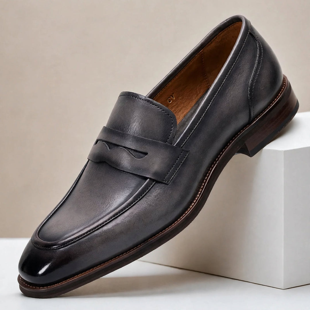 Gorvani Cowhide Leather Loafers