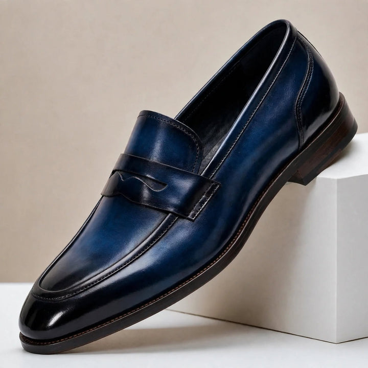 Gorvani Cowhide Leather Loafers