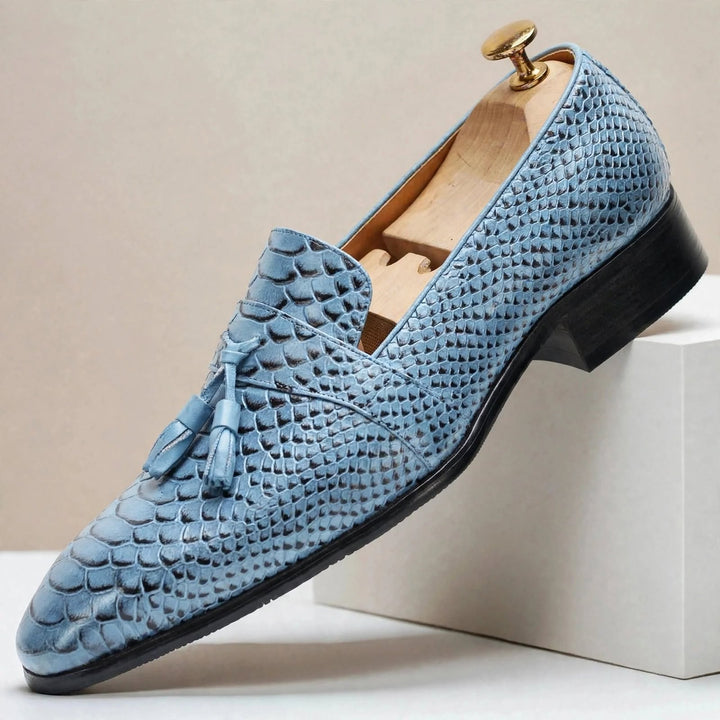 Tallario Cowhide Leather Loafers