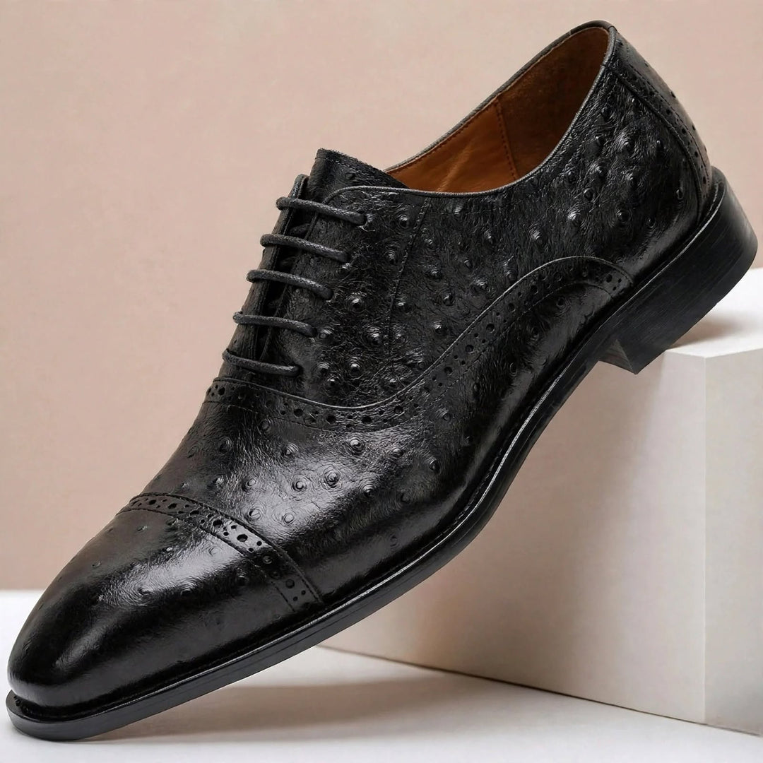 Borvaro Cowhide Leather Shoes