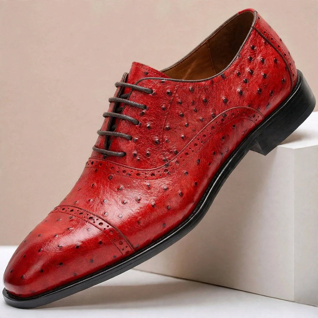 Borvaro Cowhide Leather Shoes