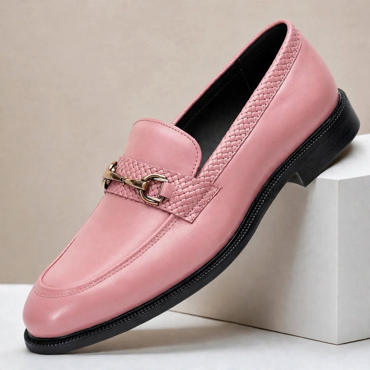 Galenzo Cowhide Leather Loafers