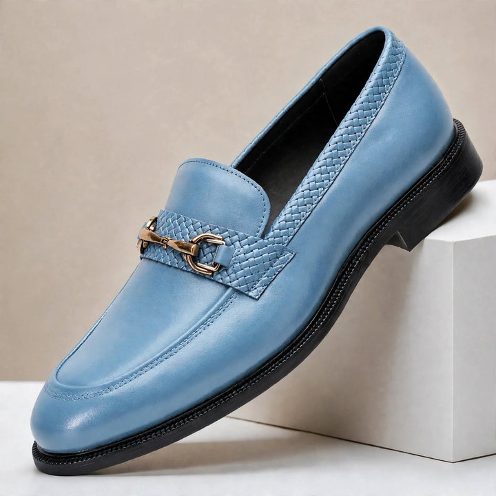 Galenzo Cowhide Leather Loafers