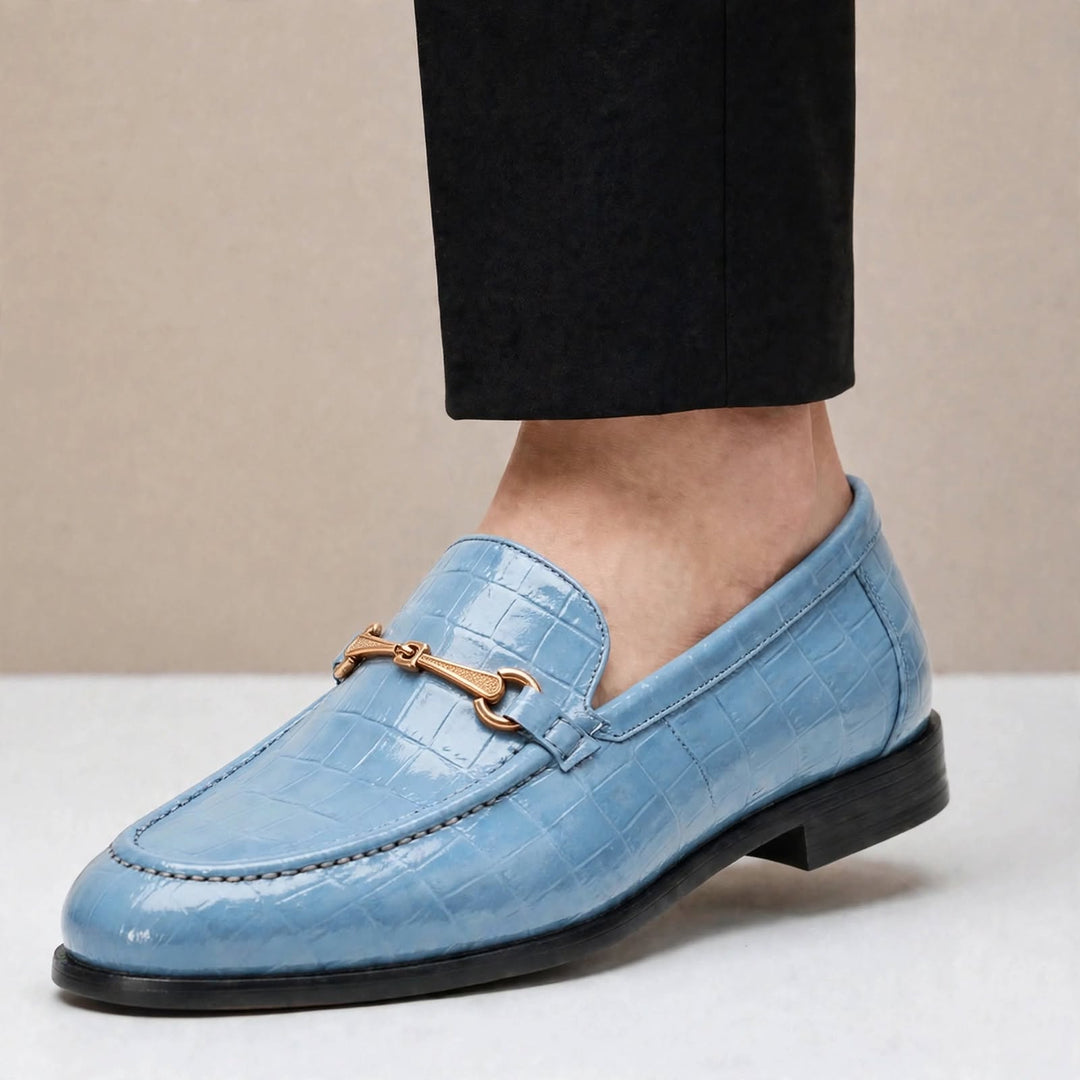 Allen Cowhide Leather Loafers