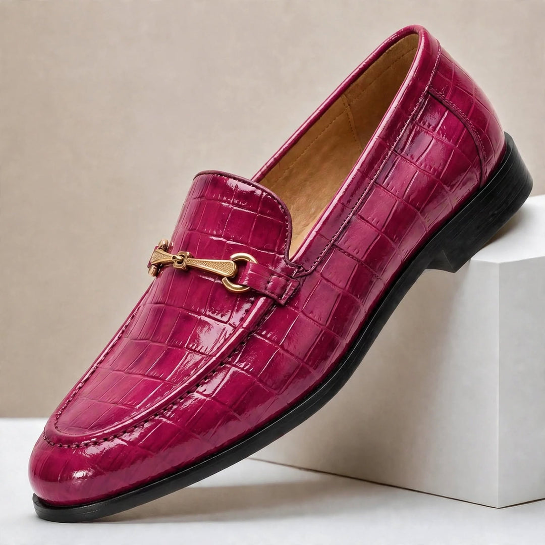 Allen Cowhide Leather Loafers