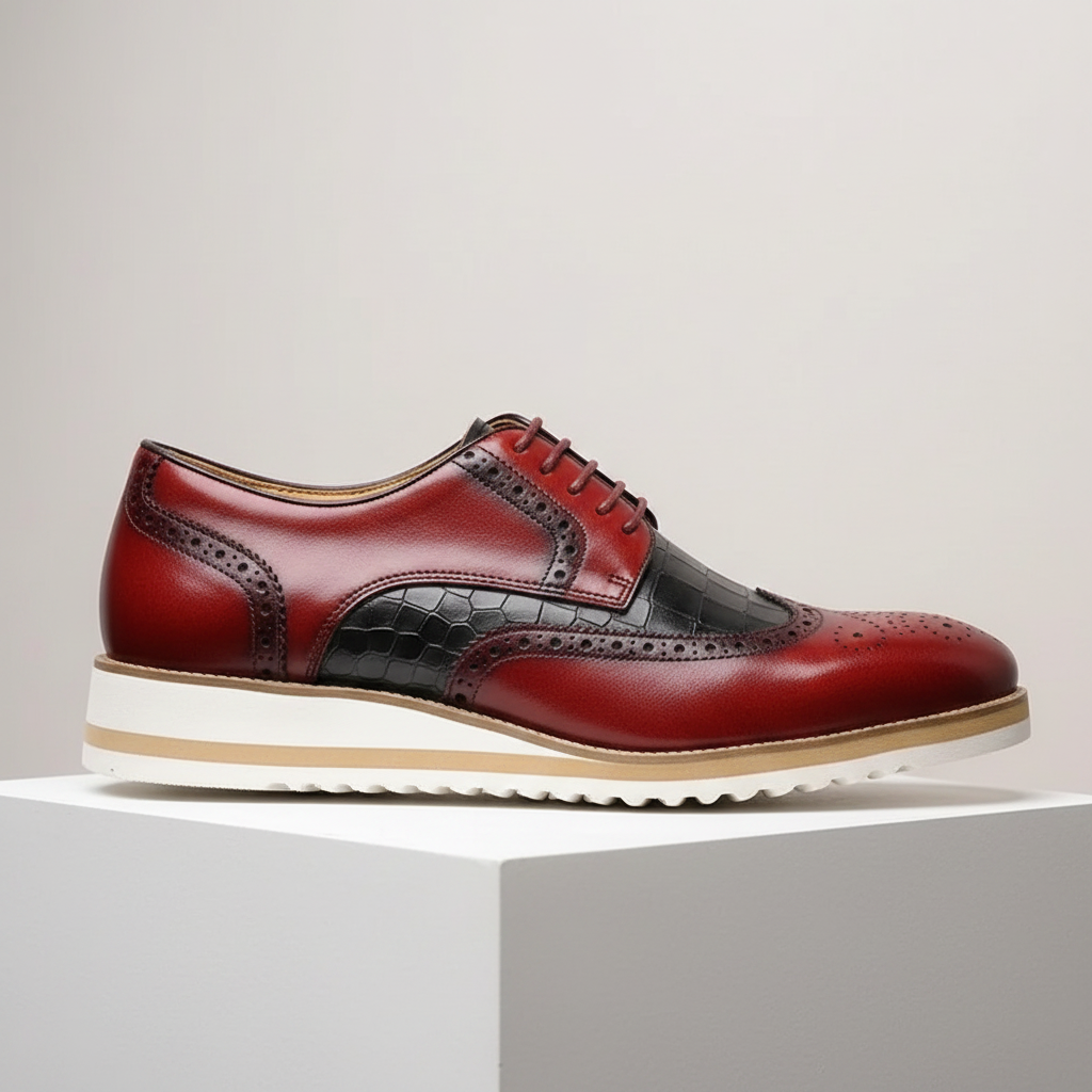 Romano Cowhide Leather Shoes