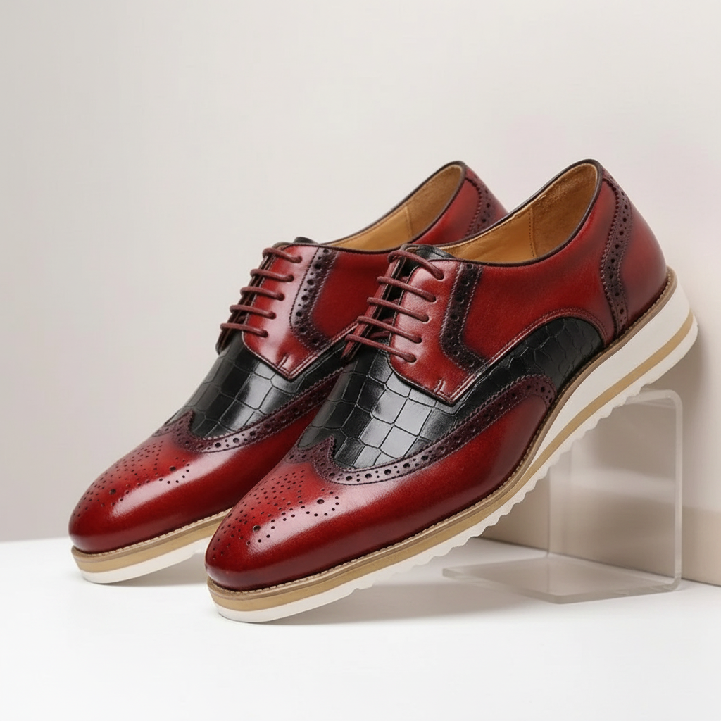 Romano Cowhide Leather Shoes