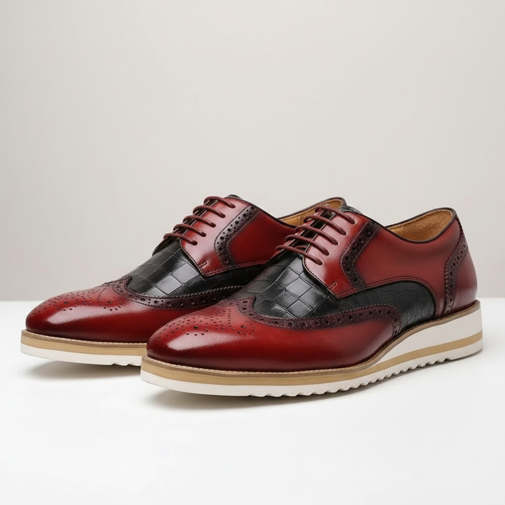 Romano Cowhide Leather Shoes