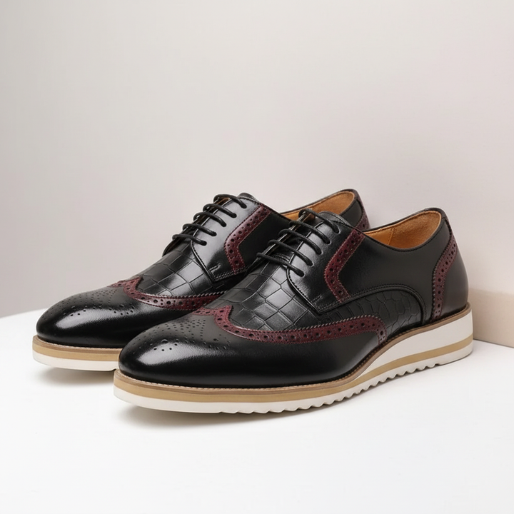 Romano Cowhide Leather Shoes