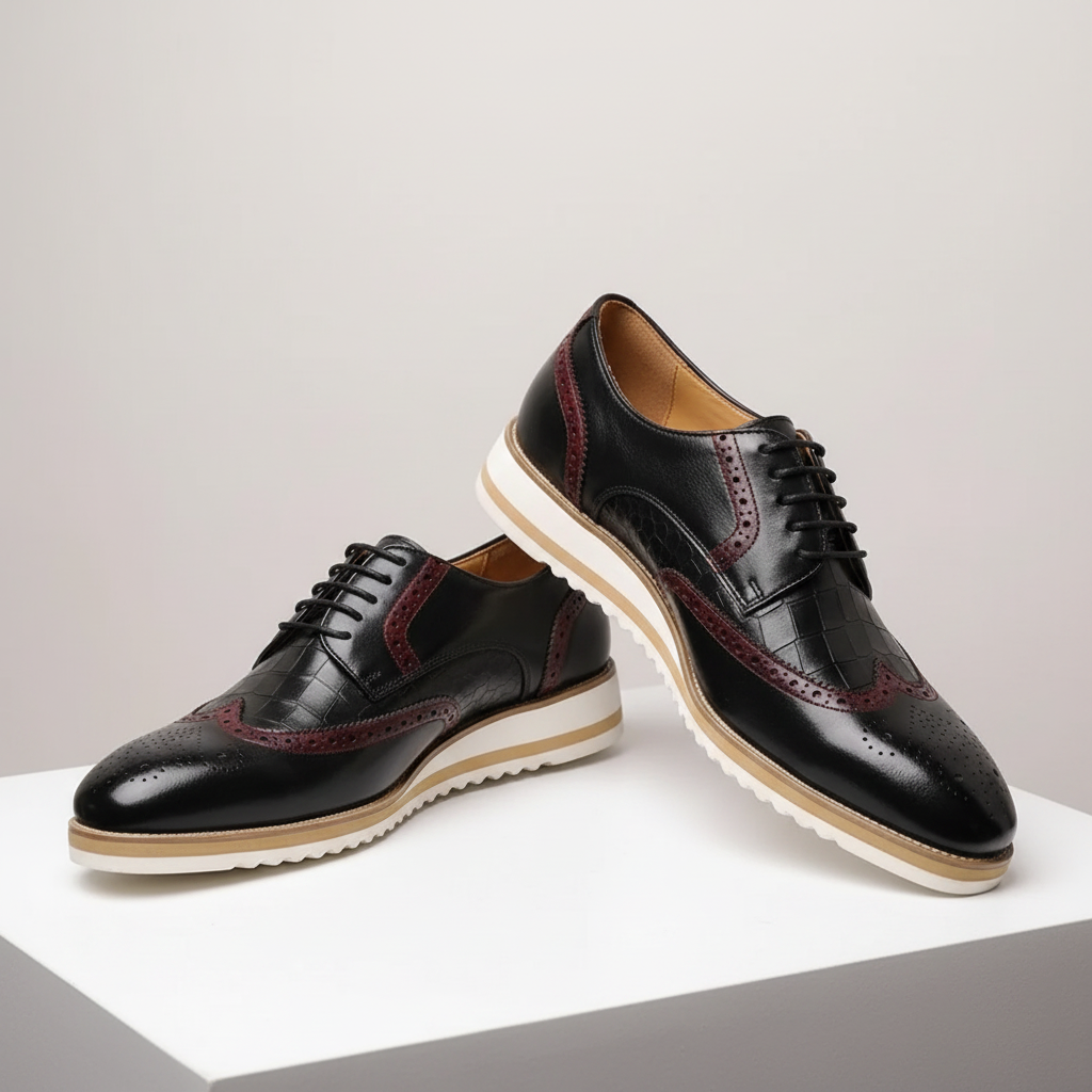 Romano Cowhide Leather Shoes
