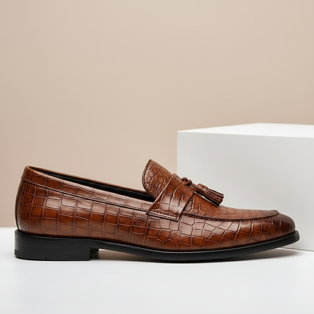 Mattia Genuine Leather Loafers