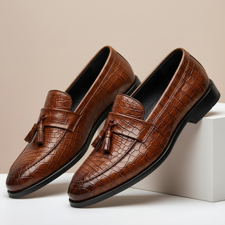 Mattia Genuine Leather Loafers