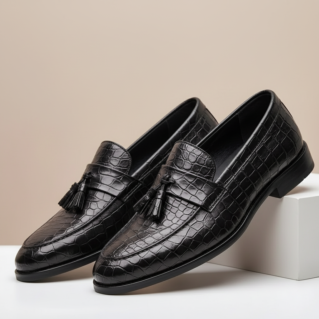 Mattia Genuine Leather Loafers