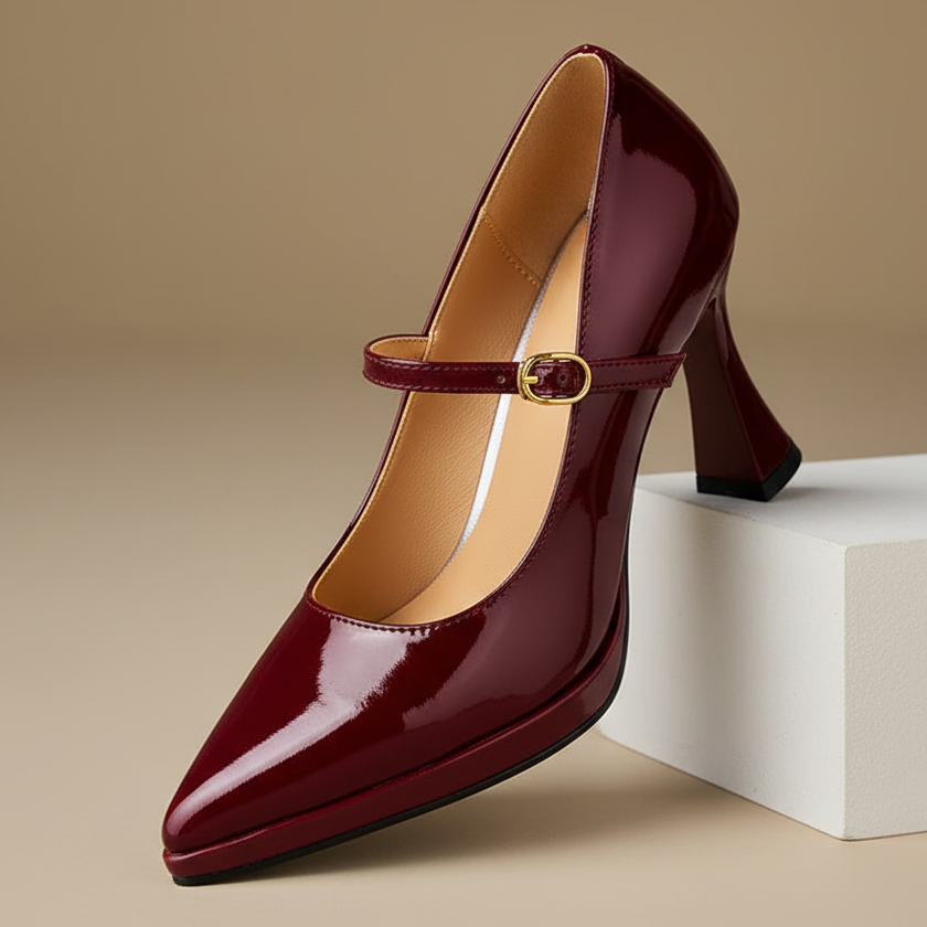 Grazia Genuine Leather Heels