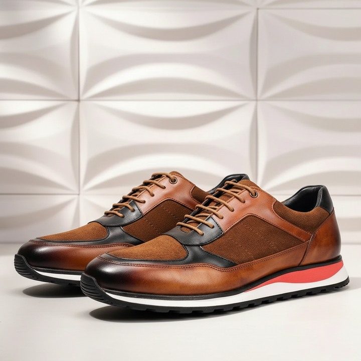 Lurelli Cowhide Leather Sneakers