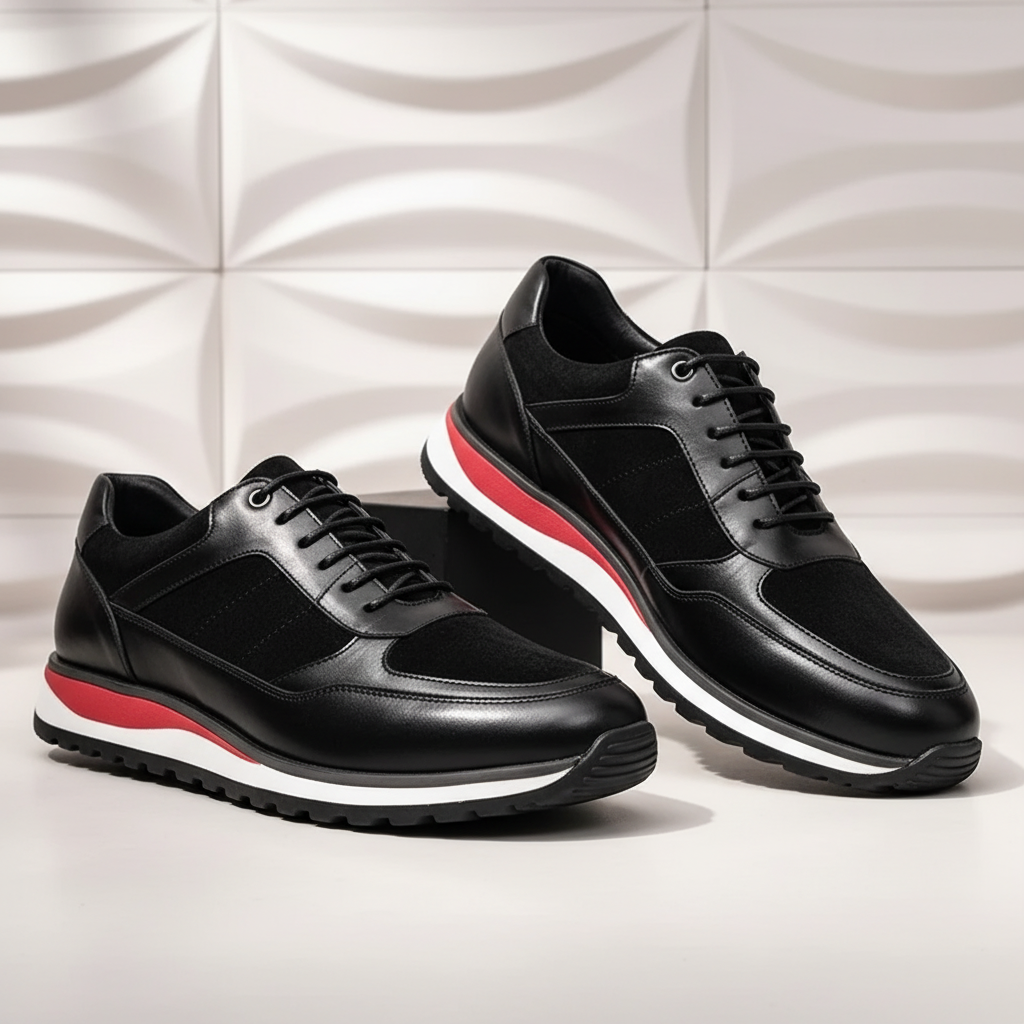 Lurelli Cowhide Leather Sneakers