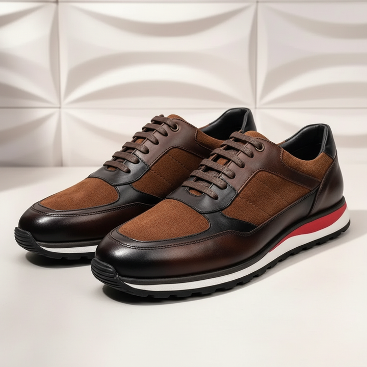 Lurelli Cowhide Leather Sneakers