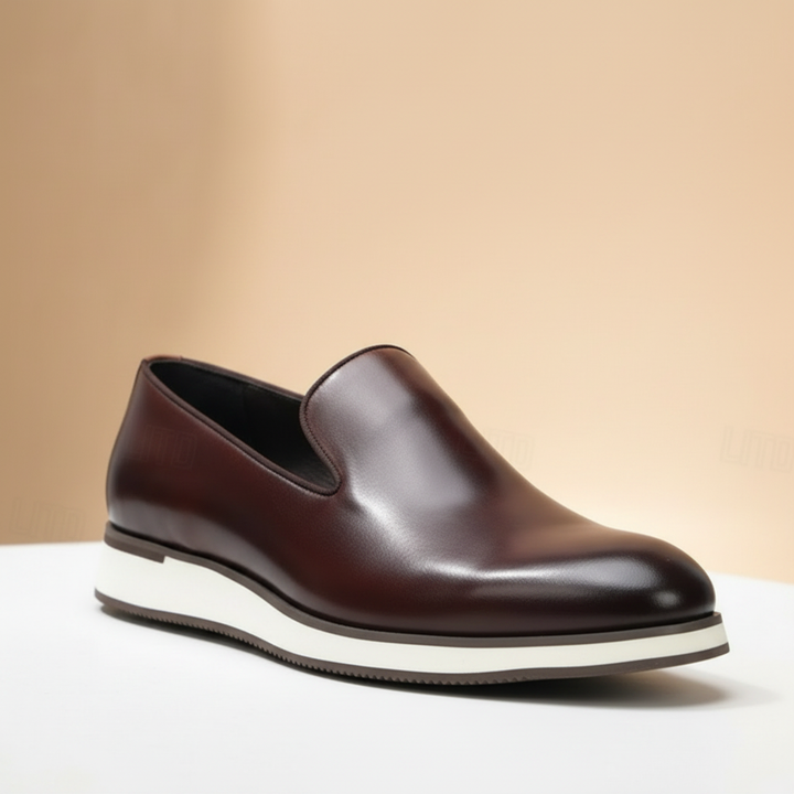 Montario Cowhide Leather Loafers