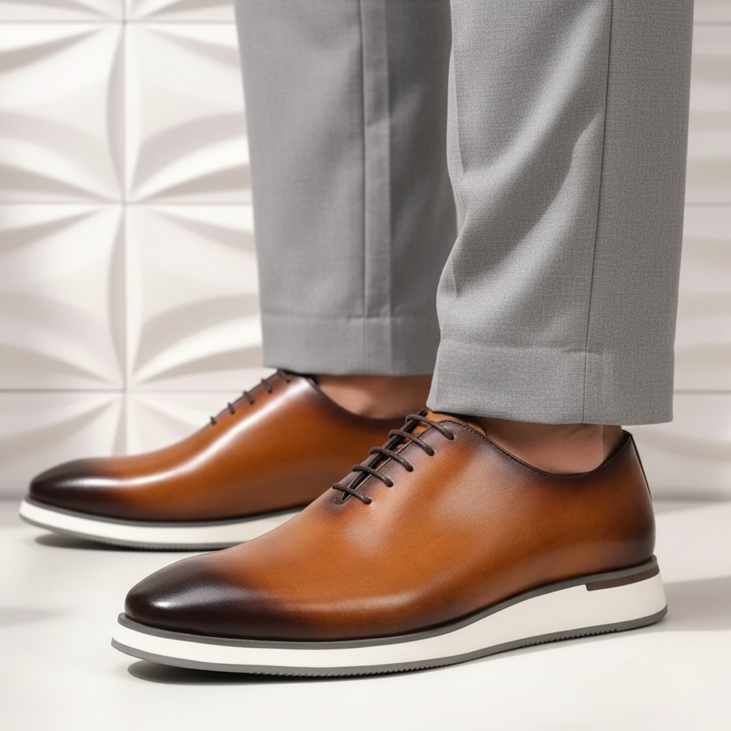 Lorenzo Cowhide Leather Shoes