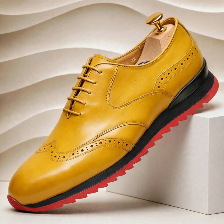 Corvino Cowhide Leather Sneakers
