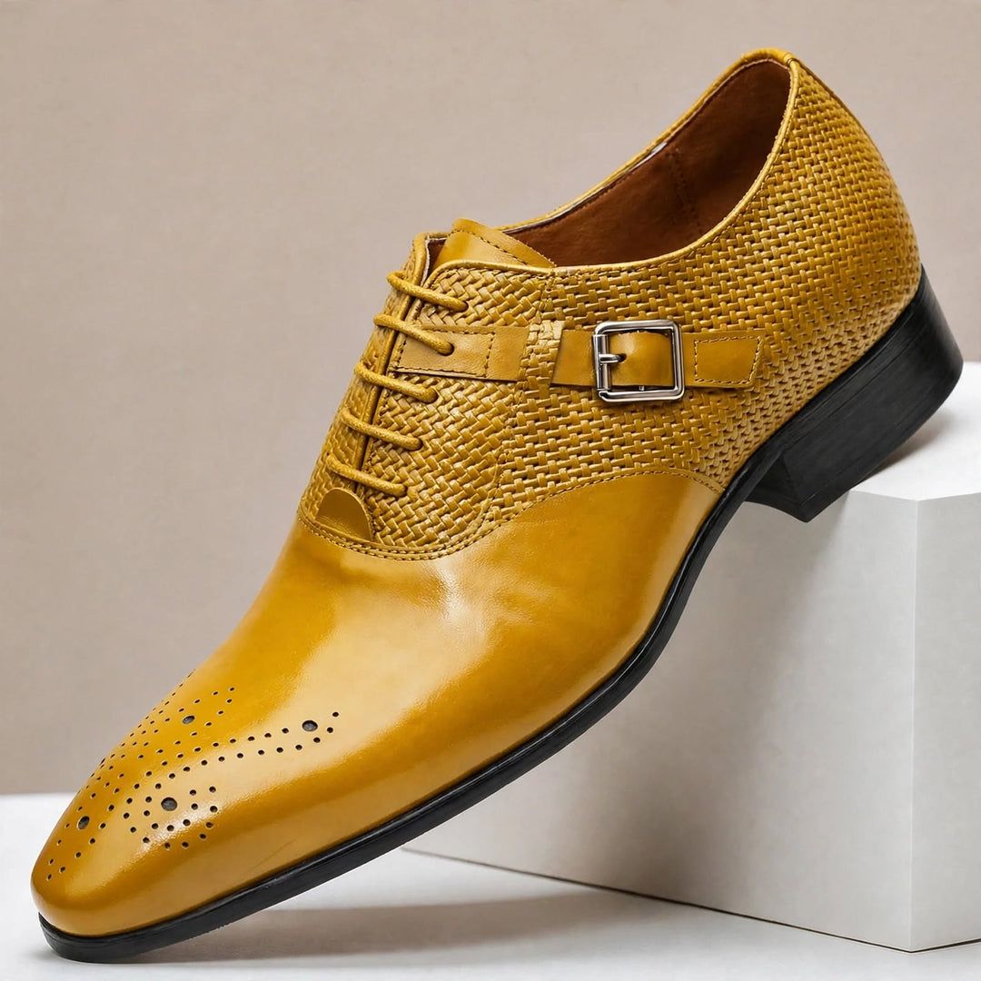 Lucia Cowhide Leather Shoes