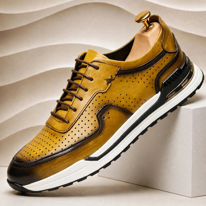 Valencia Cowhide Leather Sneakers
