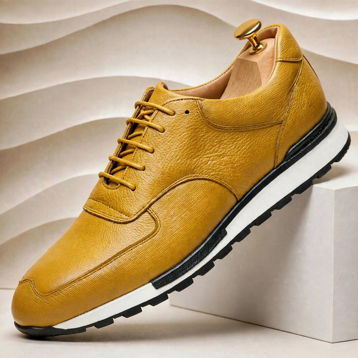 Vatello Cowhide Leather Sneakers