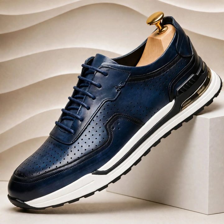 Valencia Cowhide Leather Sneakers
