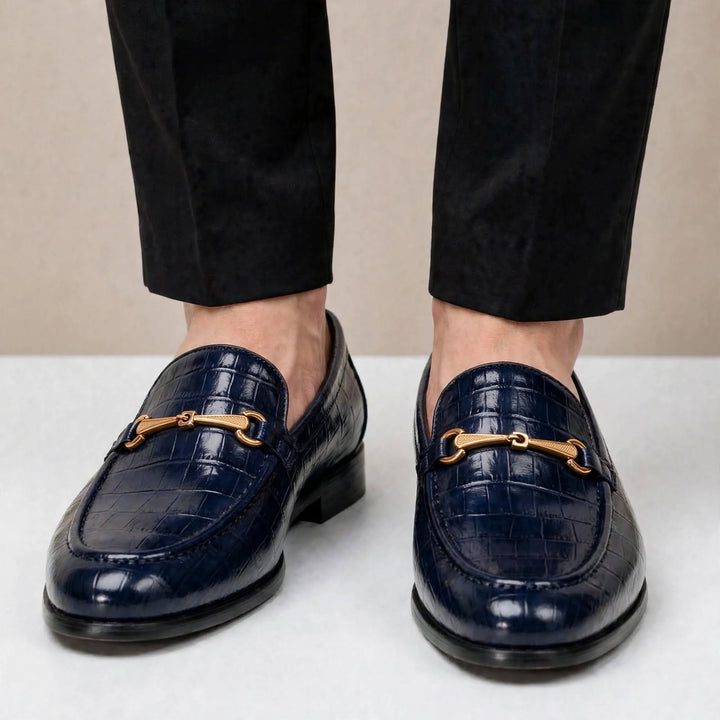 Allen Cowhide Leather Loafers