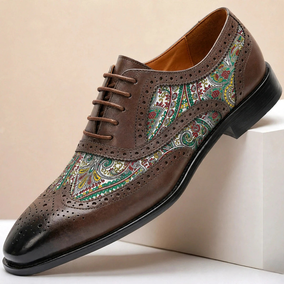 Stefano Cowhide Leather Shoes