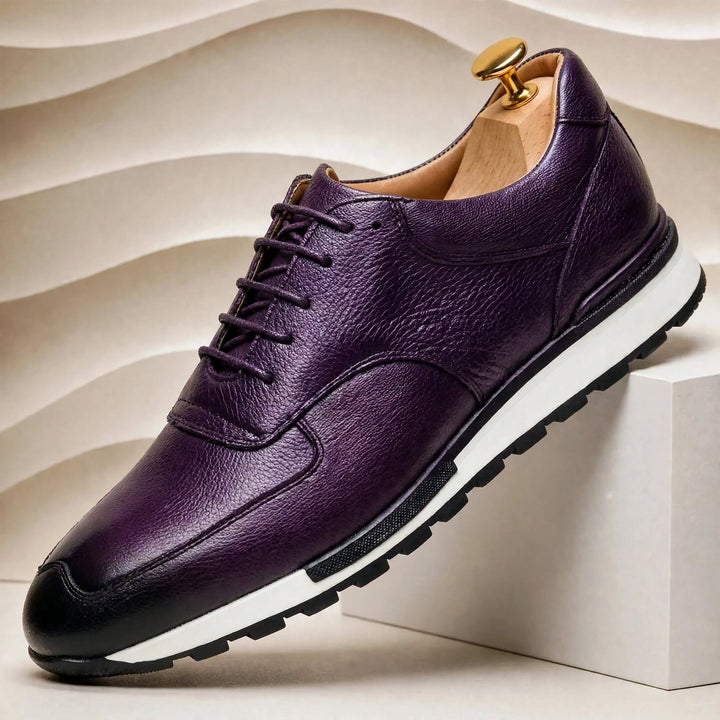 Vatello Cowhide Leather Sneakers