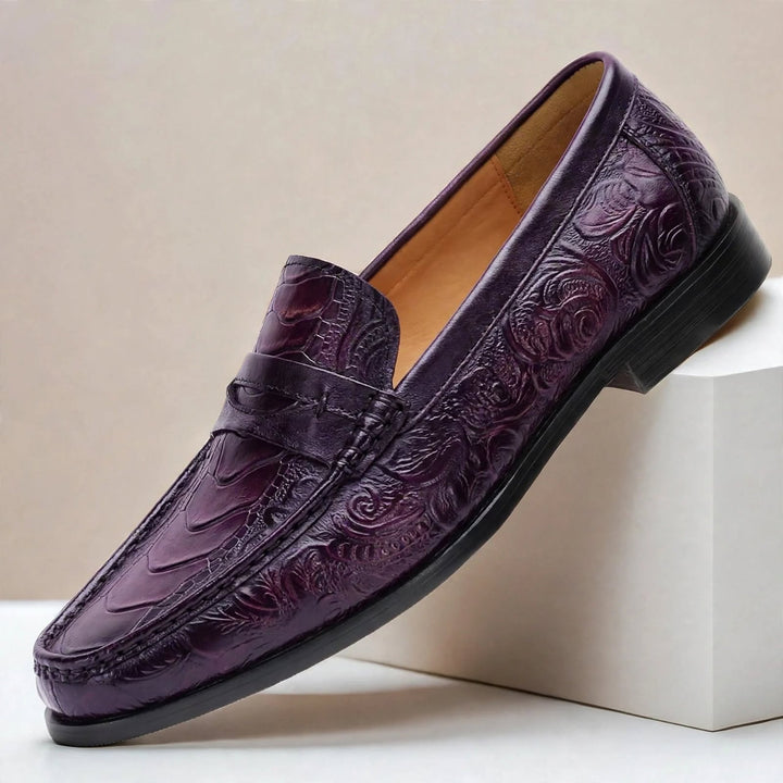 Talana Cowhide Leather Loafers