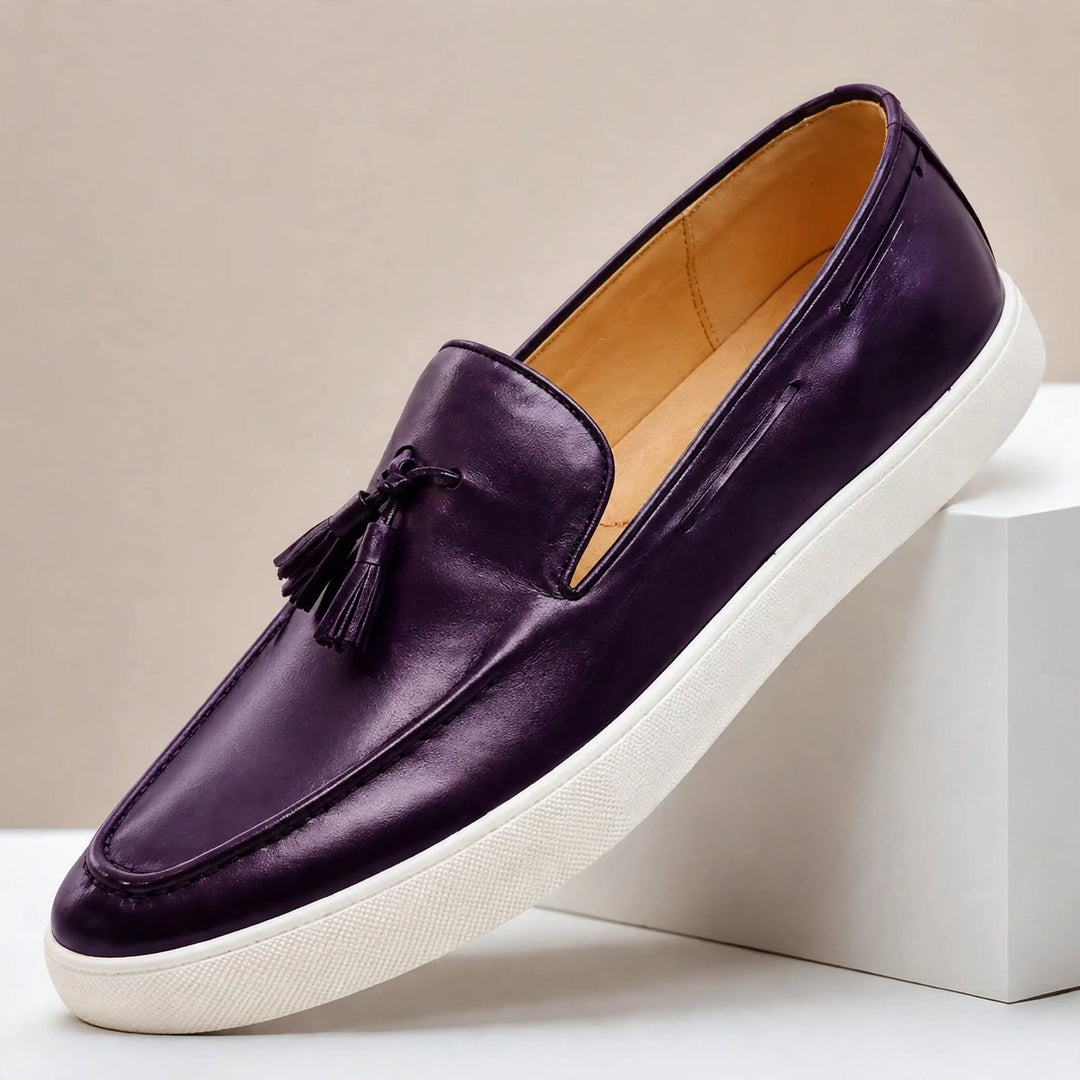 Valenti Cowhide Leather Loafers