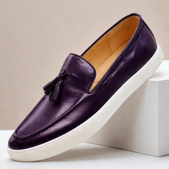 Valenti Cowhide Leather Loafers
