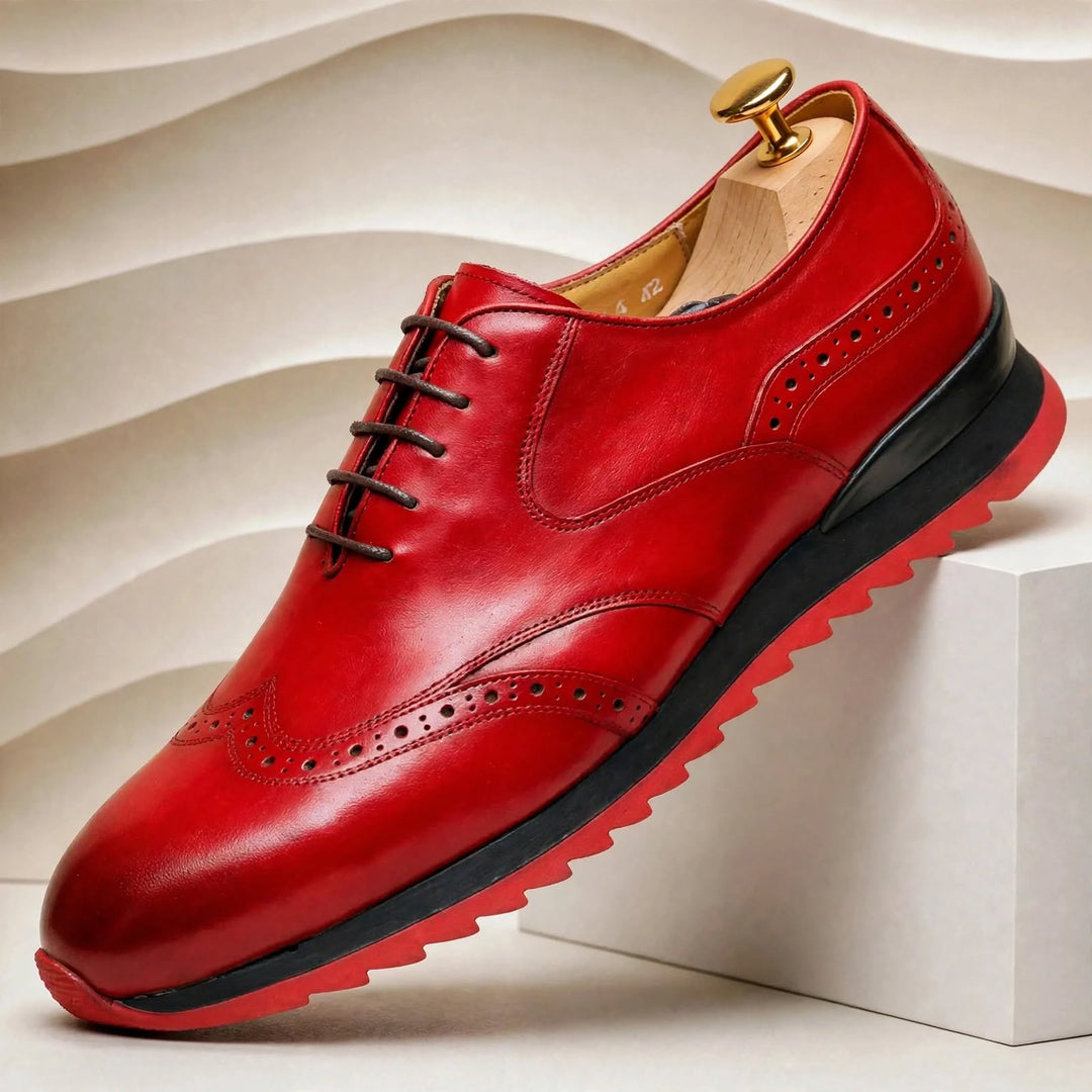 Corvino Cowhide Leather Sneakers
