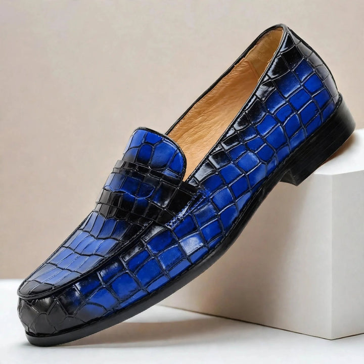 Lastello Cowhide Leather Loafers