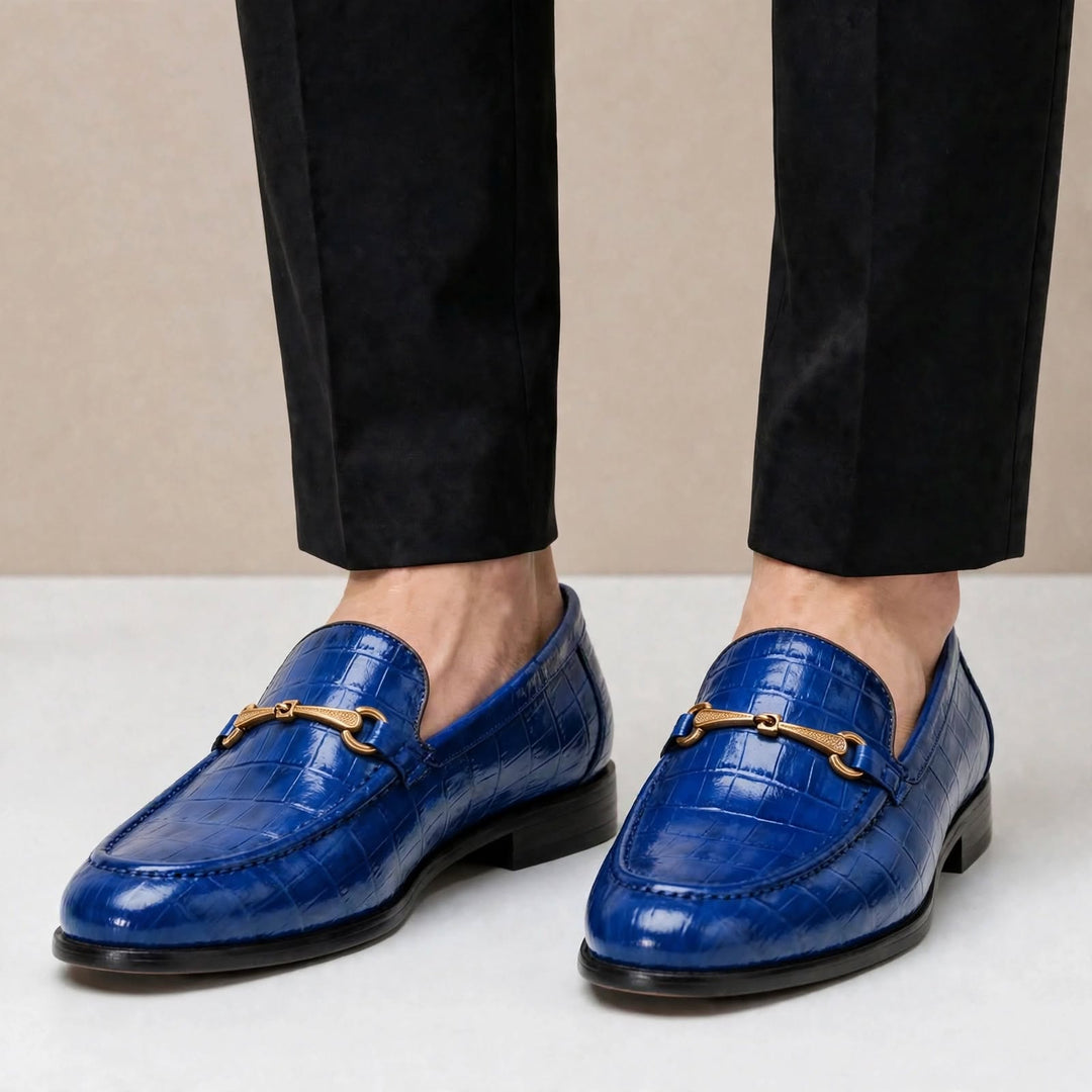 Allen Cowhide Leather Loafers