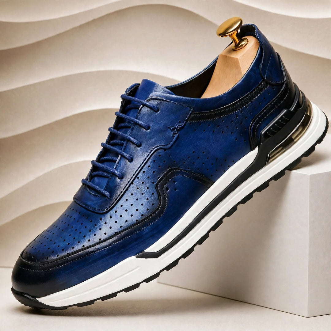 Valencia Cowhide Leather Sneakers