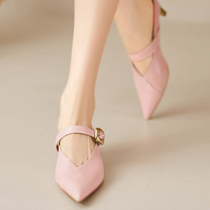 Maribelle Genuine Leather Heels