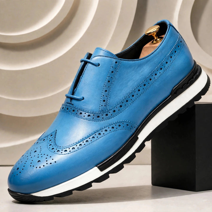 Calvano Cowhide Leather Sneakers