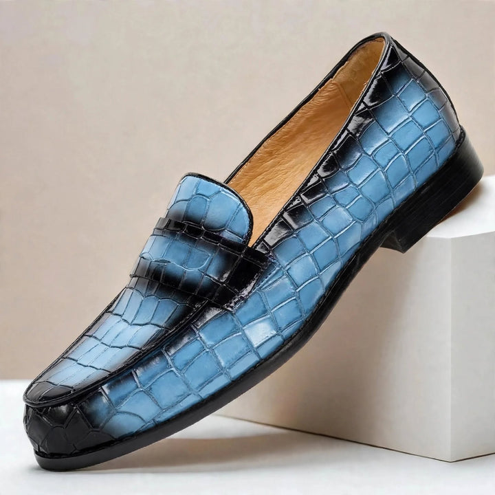 Lastello Cowhide Leather Loafers