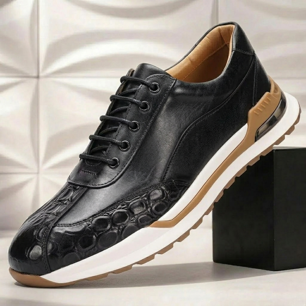 Malvani Cowhide Leather Sneakers