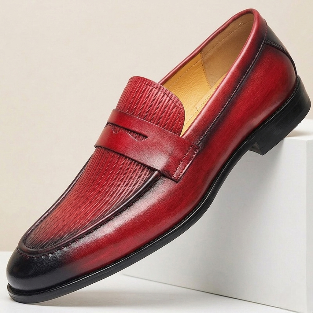 Marzoni Cowhide Leather Loafers