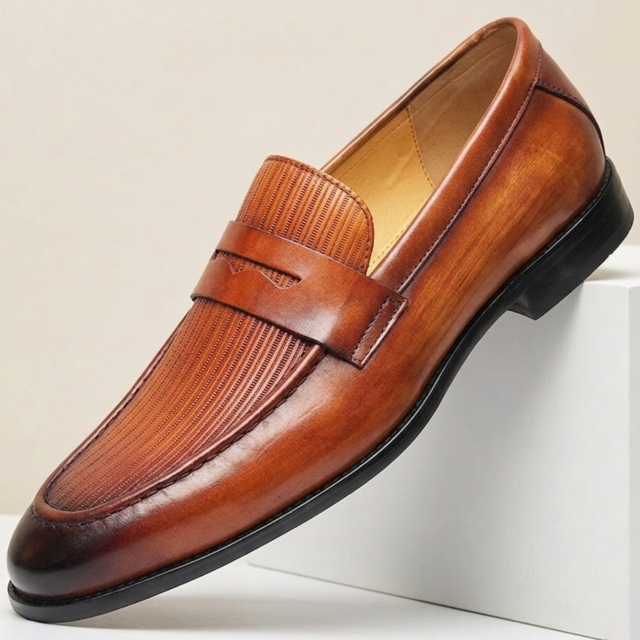 Marzoni Cowhide Leather Loafers
