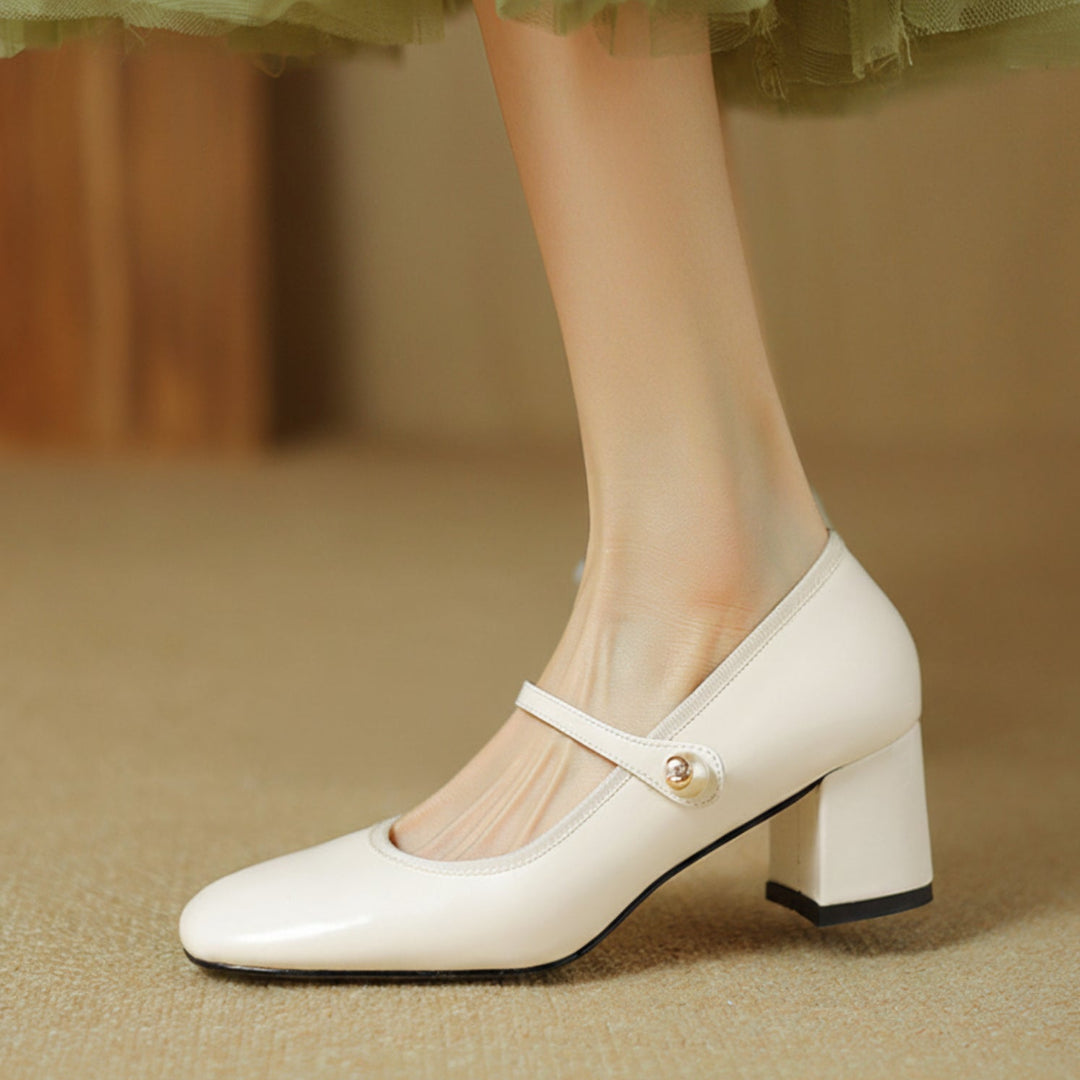 Calista Genuine Leather Heels